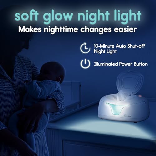 Hiccapop baby wipe warmer with silicone seal detail
