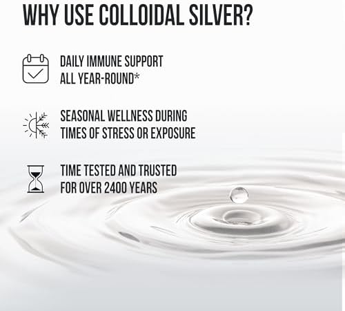 Sovereign Silver eight fluid ounces wellness supplement package