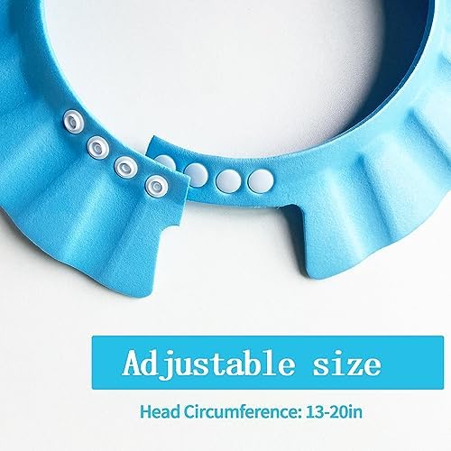 Adjustable shampoo shield for kids and infants