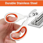 Premium stainless steel pet grooming clippers for lizards and chameleons.