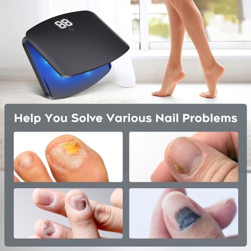 B-Arm multi-nail cleaning device for fingernails and toenails in black.