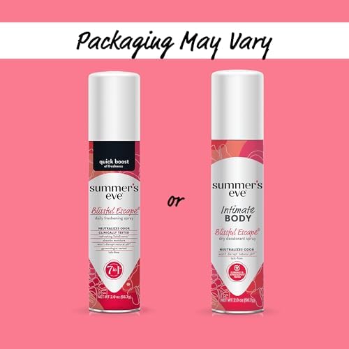 USA imported Summer's Eve feminine deodorant spray bottles for odor control