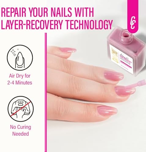 CHUCHU 15 milliliters nail repair bottle side profile