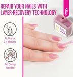CHUCHU 15 milliliters nail repair bottle side profile