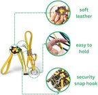 Keersi reptile activity toys kit focusing on the durable construction of the large size turtle walking lead.