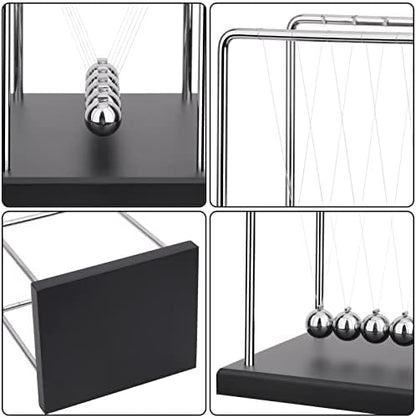 QLKUNLA Newton cradle desktop decor in a professional office