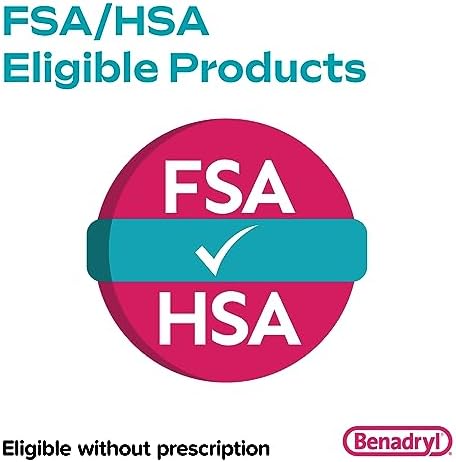 Benadryl antihistamine spray being applied to an insect bite for fast relief.