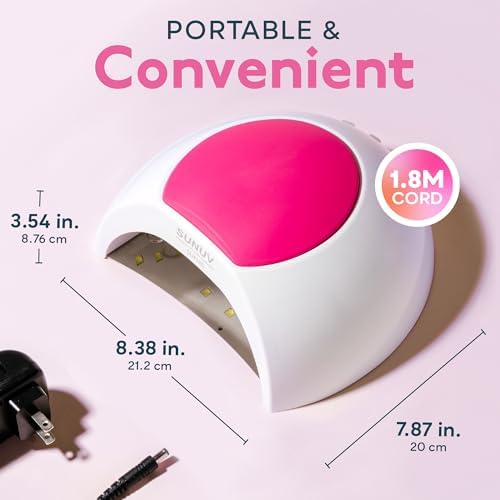 SUNUV SUN2C nail lamp with removable base detached