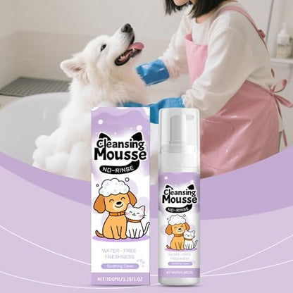 Authentic Hug n Wag imported pet shampoo packaging back panel