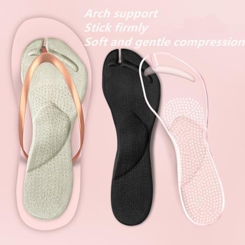 Two pairs of transparent gel arch supports for men and women's footwear.