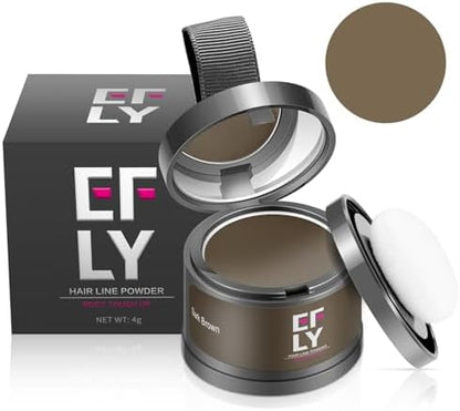 Root touch up hair color powder applicator puff detail