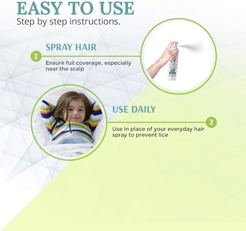 Natural enzyme lice repellent spray with lavender oil and LiceZyme