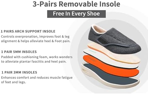 Durable non-slip rubber sole of Youyun orthopedic walking shoes.