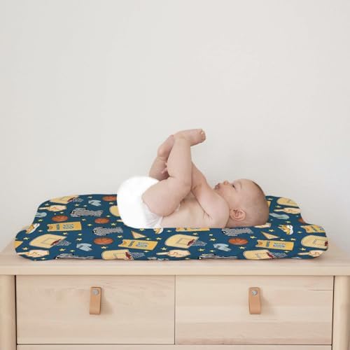 Hwmmbh basketball changing pad cover packaged nursery view