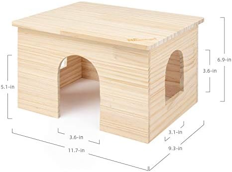 Niteangel pet habitat decor wooden hideout lifestyle view
