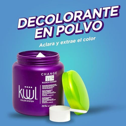 Blue pigment hair lightening powder for anti brassy blonde hair toning