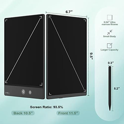 Ksequ LCD tablet showing clear button feature