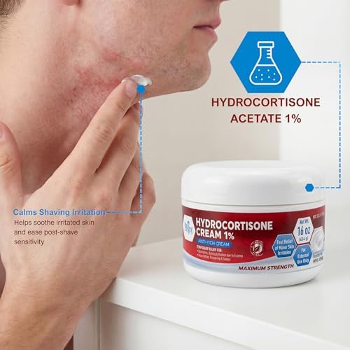 Non-greasy topical steroid cream for mosquito bites and skin rashes.