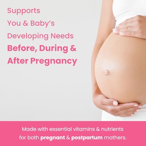 Mother's Promise prenatal vitamin nutritional information panel