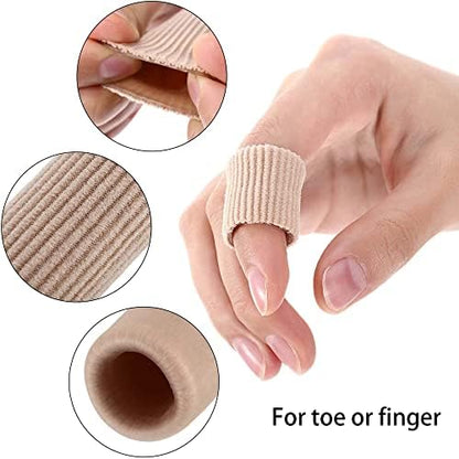 Durable silicone gel toe sleeves for hammer toe relief