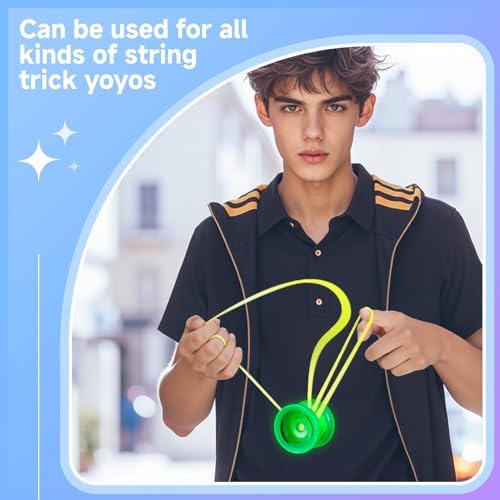 Authentic USA imported MERISHOPP twenty five piece yoyo replacement strings packaging and contents.