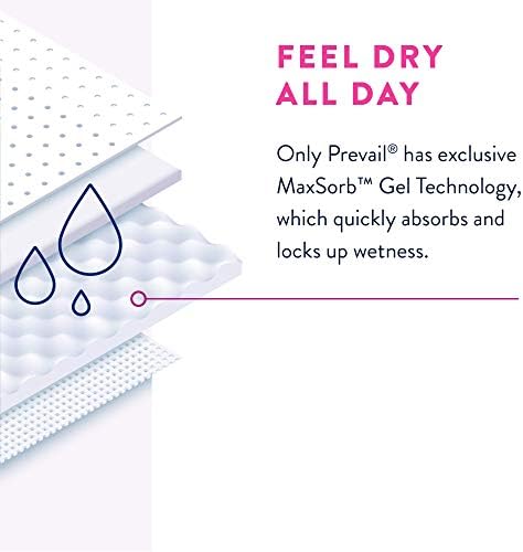 Back label view of Prevail extra large maximum absorbency adult pull ups
