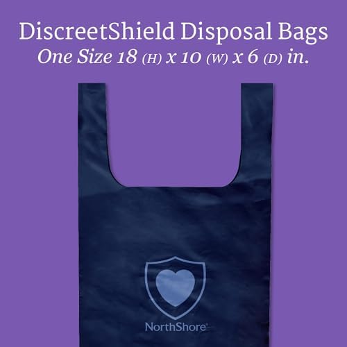 NorthShore DiscreetShield disposal bags for incontinence care usage