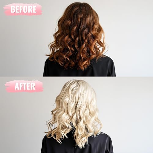 Cosmtek hair decolorant powder authentic imported packaging back view