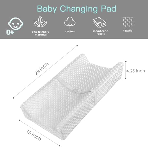 YENING small baby diaper changing pad placed on a compact nursery dresser table