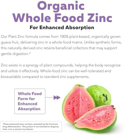 Triquetra Health 200.0g bottle of vegan organic zinc for skin and wellness