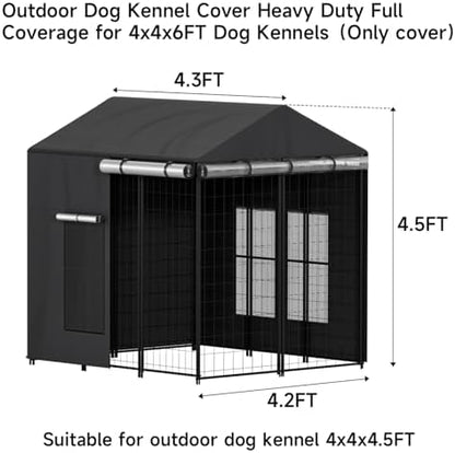 LitaiL twelve hundred denier dog cage cover with rolled up side panels