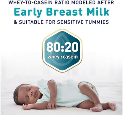 Top view of Enfamil NeuroPro EnfaCare infant formula powder packaging