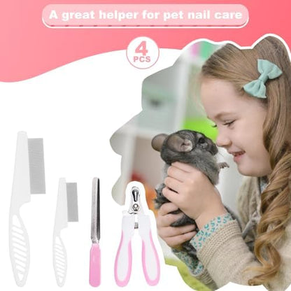 Full contents of the authentic USA imported WOOPSOO small animal care bundle arranged neatly on a clean background.