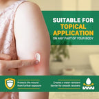 Topical bacitracin zinc cream for cuts scrapes and minor household burn relief.