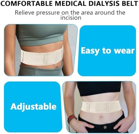 PAILON dialysis accessories package content displaying the nude medium size waistband flat layout