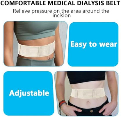PAILON dialysis accessories package content displaying the nude medium size waistband flat layout