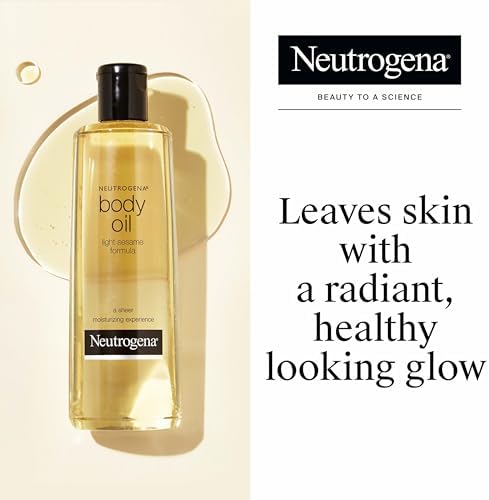 Fast-absorbing body oil leaving skin soft smooth without greasy residue