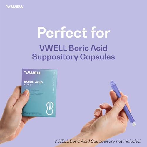 VWELL MaxComfort applicator used for IVF tablets and feminine care