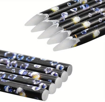 Five piece set of Hariendny gemstone picker pens