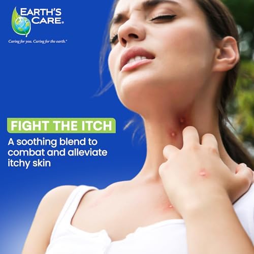 Earth's Care allergy tested paraben free skincare bottle for dry skin