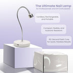Allkem flash cure light for gel nails weighted stone base