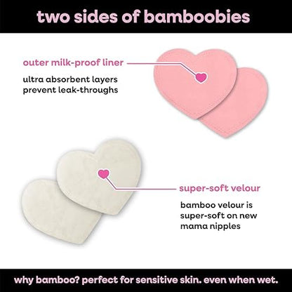 Bamboobies washable nursing pads close up fabric texture