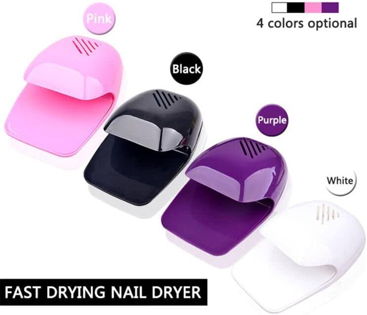 Side profile of Bovmics portable nail polish air blower
