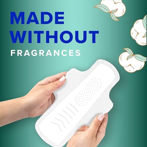 Authentic USA imported Always Pure Cotton unscented pads for women