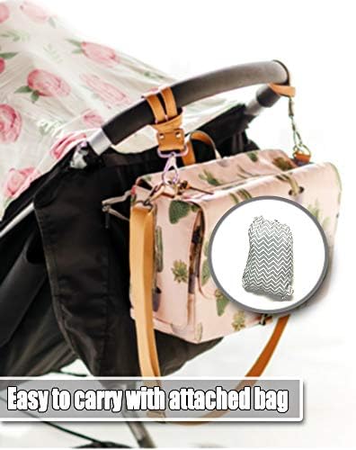 Brain Architect Child travel cover being folded into its compact storage pouch