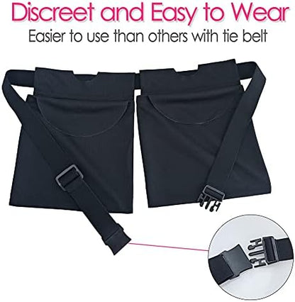 Post surgery drainage pouch belt with adjustable strap for tummy tuck recovery supplies