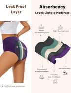 Allbase washable cotton briefs back protection layer
