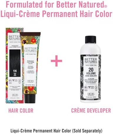 4 fluid ounce Better Natured hair developer bottle packaging