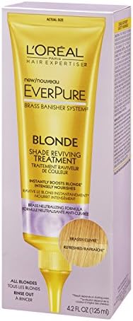 Close-up of the imported L'Oreal Paris Hair Care Expertise Everpure packaging for authentic blonde maintenance.