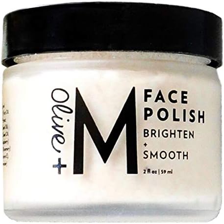 Olive + M Organic Face Polish front view packaging